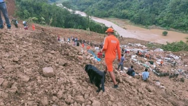 Tanah longsor di timur laut India menewaskan sedikitnya 14 orang.