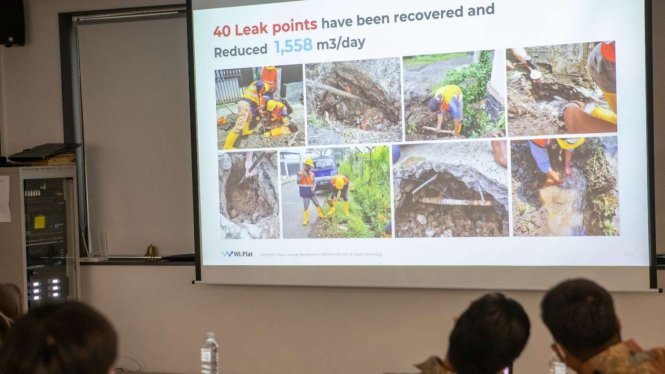 Pemaparan program manajemen kebocoran air’ di Sukabumi, Jawa Barat, melalui creative technology solution (CTS) oleh Korea International Cooperation Agency (KOICA).