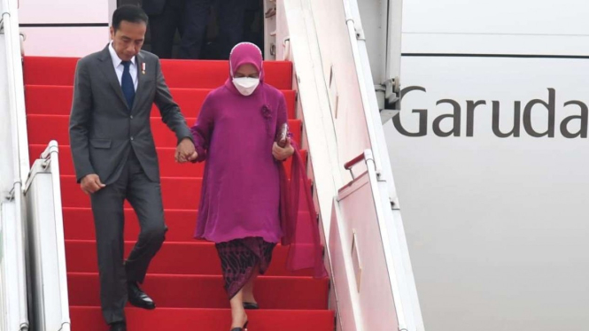 Presiden Joko Widodo dan Ibu Negara Iriana