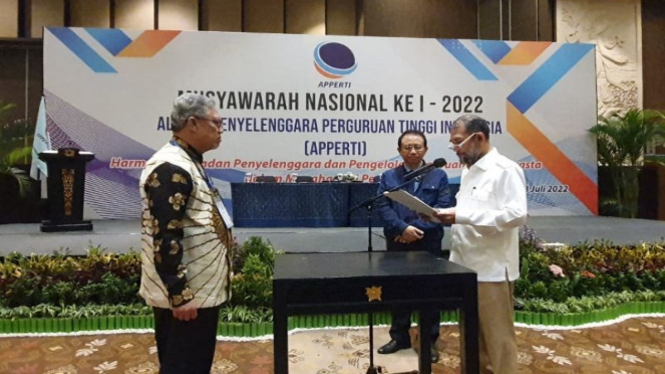 Prof Mansyur Ramly Jadi Ketua Umum APPERTI 2022-2027
