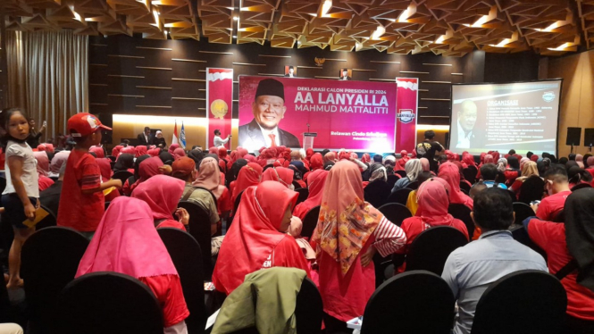 Ratusan perempuan di Sumsel deklarasi LaNyalla The Next President.