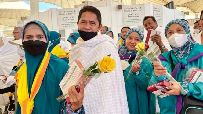 Hari terakhir kedatangan jemaah haji Indonesia di Jeddah