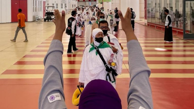 jemaah haji Indonesia di Jeddah