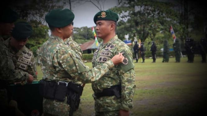 VIVA Militer: Letkol Inf Sriyono dilantik jadi Danyonif Raider 754/ENK Kostrad