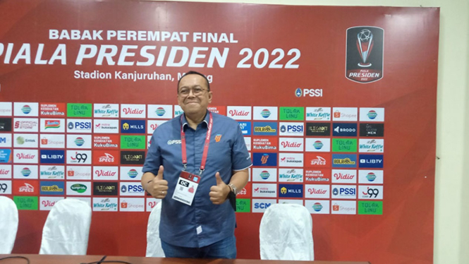 Direktur PT Liga Indonesia Baru, Akhmad Hadian Lukita 