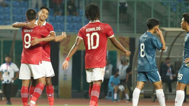 Timnas Indonesia U-19 melawan Brunei Darussalam