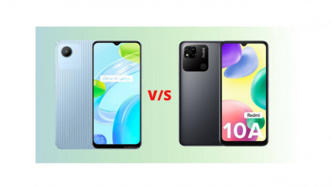 Realme C30 Vs Redmi 10A.