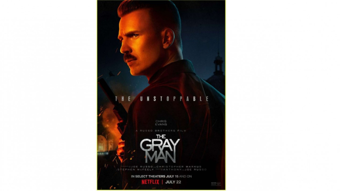 Chris Evans dalam film The Gray Man