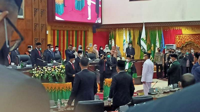 Mendagri Tito Karnavian melantik Achmad Marzuki sebagai Pj Gubernur Aceh