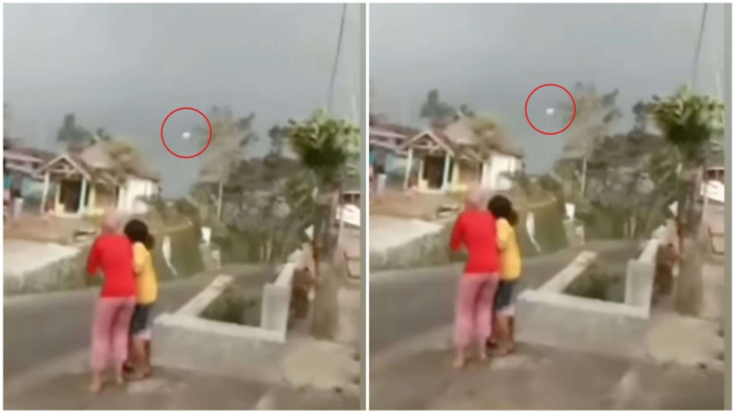 angin kencang menerbangkan atap rumah warga di Malang