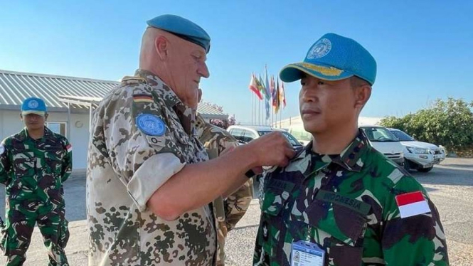 VIVA Militer: Prajurit TNI AL dapat brevet nembak dari militer German di Lebanon