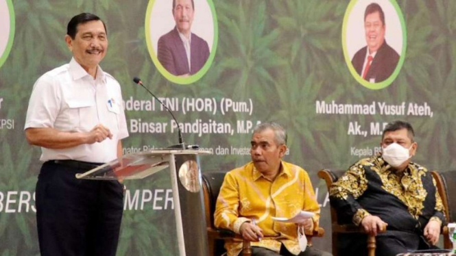 Menteri Koordinator Marves Luhut Binsar Pandjaitan.