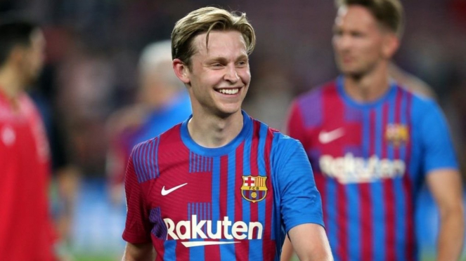 Gelandang Barcelona, Frenkie de Jong