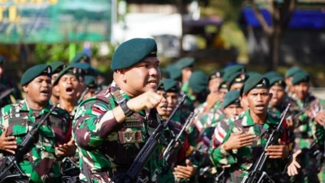 VIVA Militer: Prajurit pemukul TNI AD Yonif RK 744/SYB