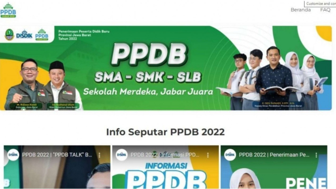 PPDB Jabar 2022