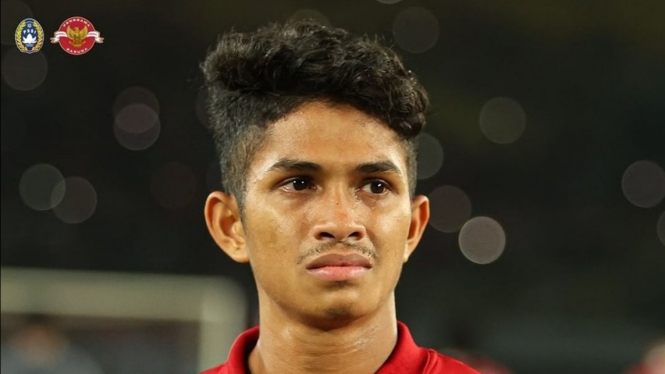 Pemain Timnas Indonesia U-19, Subhan Fajri. 
