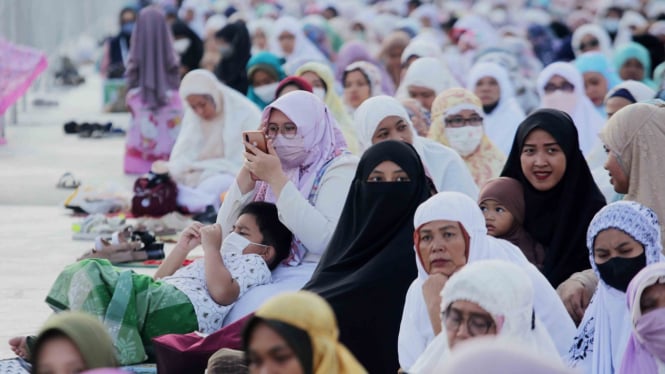 Shalat Idul Adha di Jakarta International Stadium