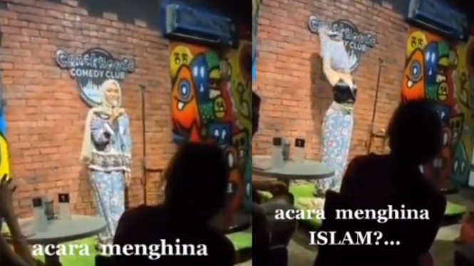 Komika asal Malaysia melakukan tindakan tidak terpuji di atas panggung