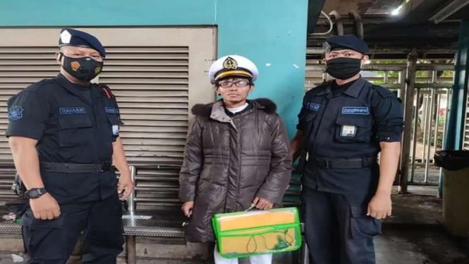 Tersangka kasus onani di KRL ditangkap dan telah ditetapkan sebagai tersangka