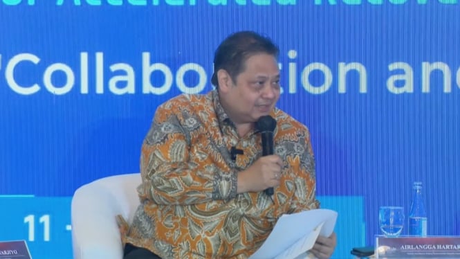 Menko Perekonomian Airlangga Hartarto.