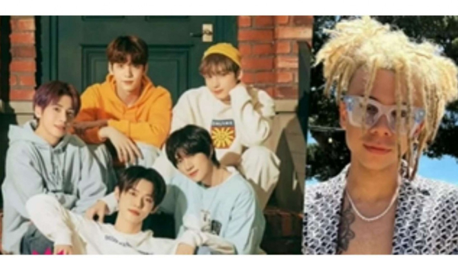 TXT dengan rapper Iann Dior