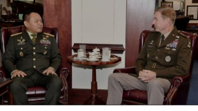VIVA Militer: Kasad Jenderal Dudung bertemu Kepala Staf US Army