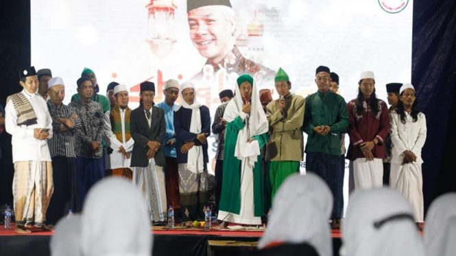 Ribuan Santri Dan Ulama Di Banten Doakan Ganjar Jadi RI 1