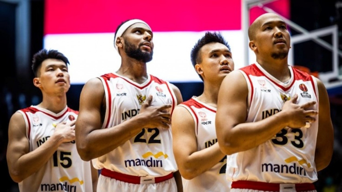 Timnas basktet Indonesia di Piala Asia Basket 2022