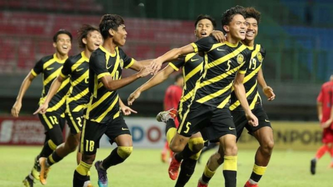 Pemain Timnas Malaysia U-19 juara Piala AFF U-19