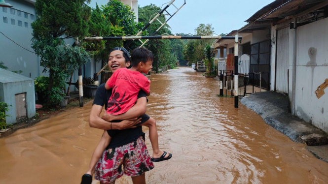 Banjir Di Tangerang Selatan Satpol Pp Imbau Warga Waspada Air Naik