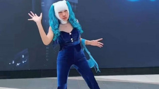 Jahitan Leher Lucinta Luna Robek Gegara Joget Kayang