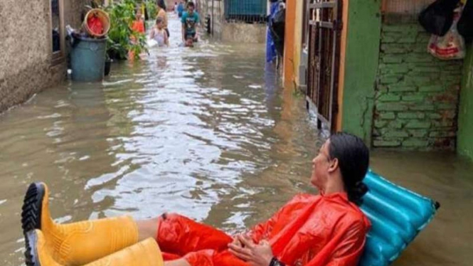 Banjir di wilayah Kembangan, Jakarta Barat