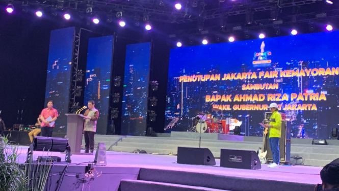 Penutupan Jakarta Fair Kemayoran 2022.