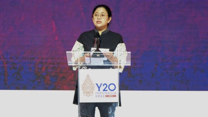 Ketua DPR Puan Maharani menyambut delegasi Youth 20 (Y20).