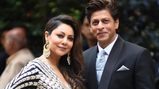 Shah Rukh KHan dan Gauri.