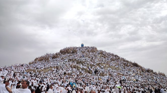 Durante el Vukur, el Jabal Rahma en Arafat
