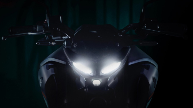 Ilustrasi gambar motor Yamaha MT-03 varian baru