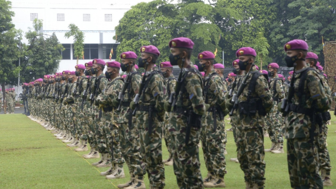 VIVA Militer: Prajurit Marinir TNI Angkatan Laut