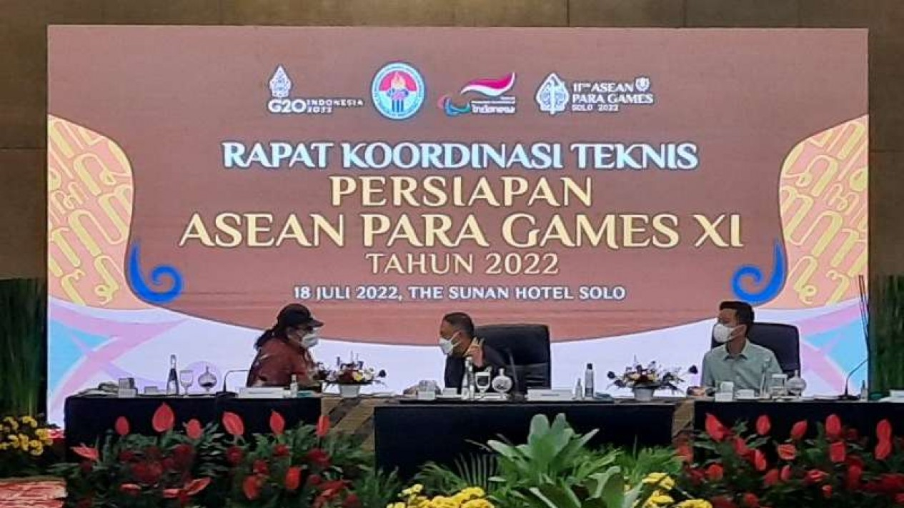 Foto Gibran Bocorkan Acara Pembukaan ASEAN Para Games 2022