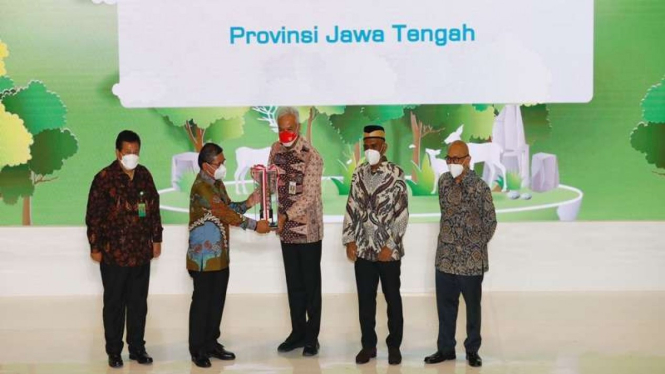 Jawa Tengah meraih penghargaan Green Leadership Nirwasita Tantra 2021