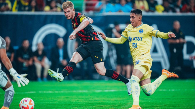 Pertandingan Manchester City vs Club America, Kevin De Bruyne Cetak dua Gol