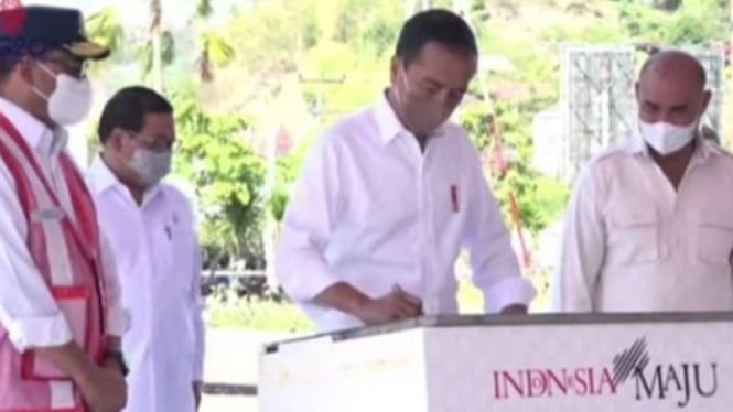 Presiden Joko Widodo resmikan Kawasan Labuan Bajo.