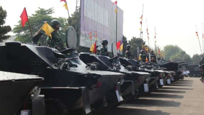 VIVA Militer: Korps Marinir gelar Apel Pasukan jelang Latihan Armada Jaya TNI AL