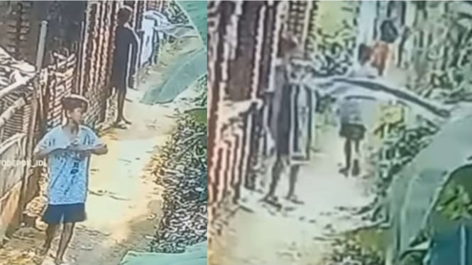 Viral tertangkap kamera CCTV anak-anak sedang mencuri