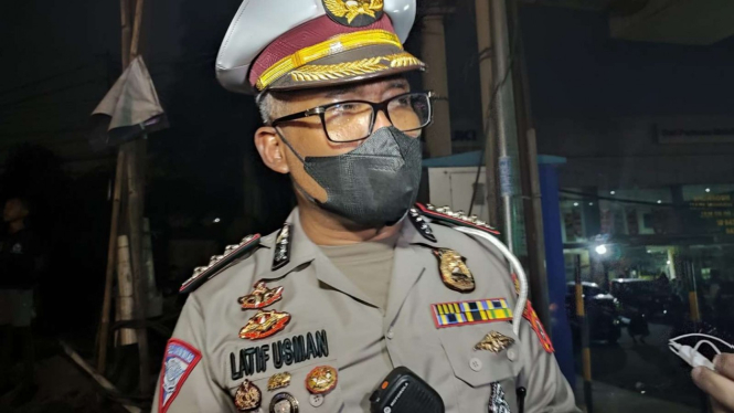  Direktur Lalu Lintas Polda Metro Jaya, Kombes Pol Latif Usman