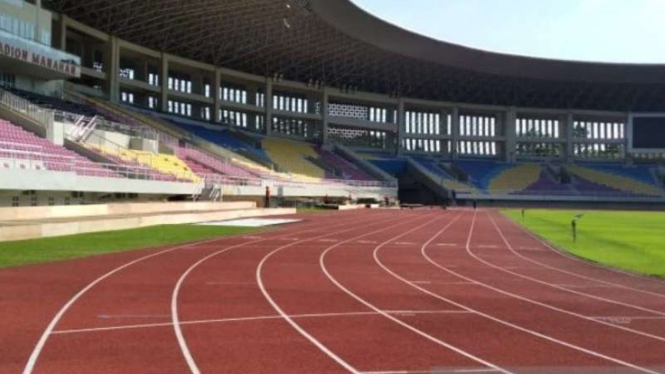 Stadion Manahan Solo jelang pembukaan ASEAN Para Games 2022.