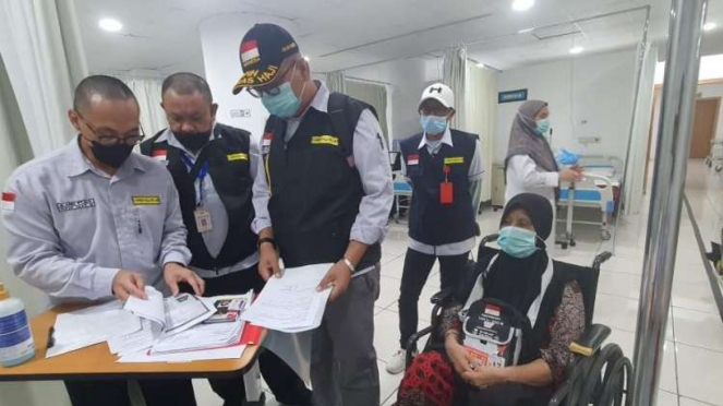 Os peregrinos doentes foram evacuados para Medina.