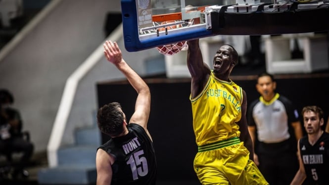 Australia vs Selandia Baru di Piala Asia Basket 2022