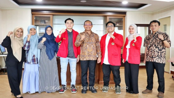 Pelepasan Mahasiswa Unhas Lolos Seleksi Beasiswa IISMA 2022