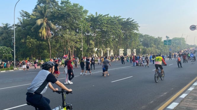 Car Free Day di Kota Bekasi.